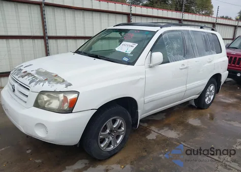 2004 Toyota Highlander V6 z USA, uszkodzony, nr VIN JTEGP21A140028971